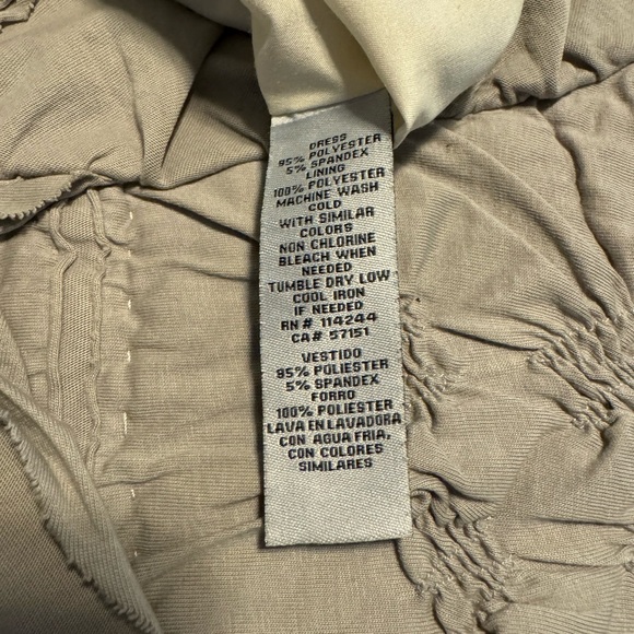 Eliza J dress, Size 2. Zipper in back. Measures 34 inches from shoulder to hem. - Picture 6 of 6